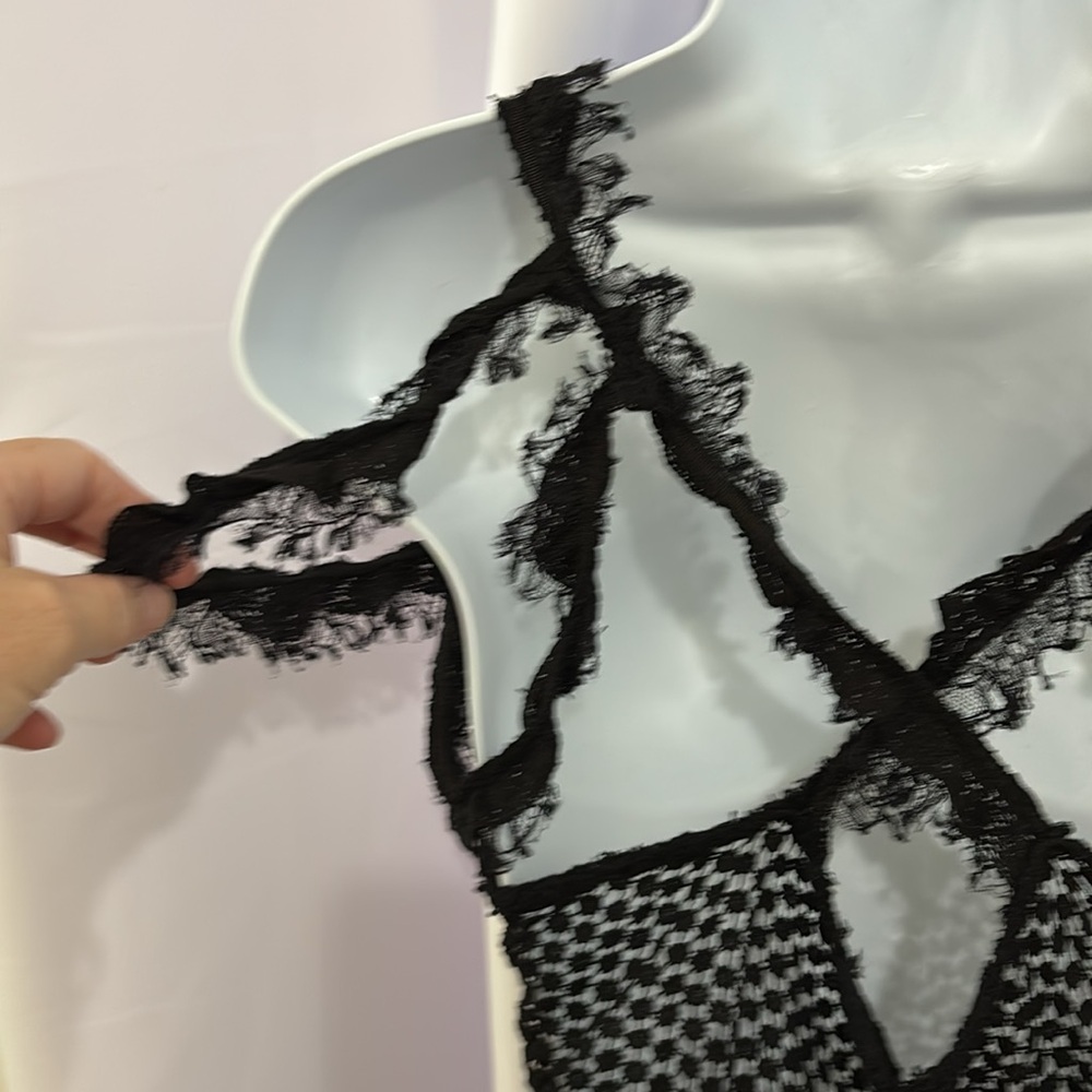 Opening Ceremony Black Lace Dress s - Picture 4 of 8